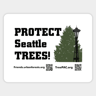 Protect Seattle Trees QR Sticker